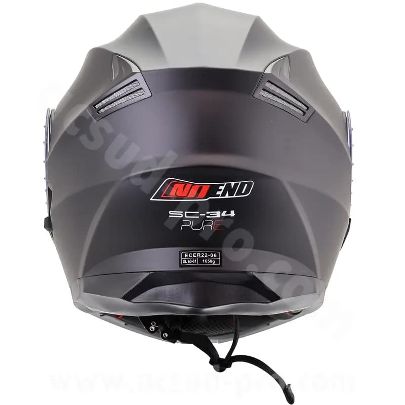 Casque modulable Noend SC-34 double écran noir mat XL 6