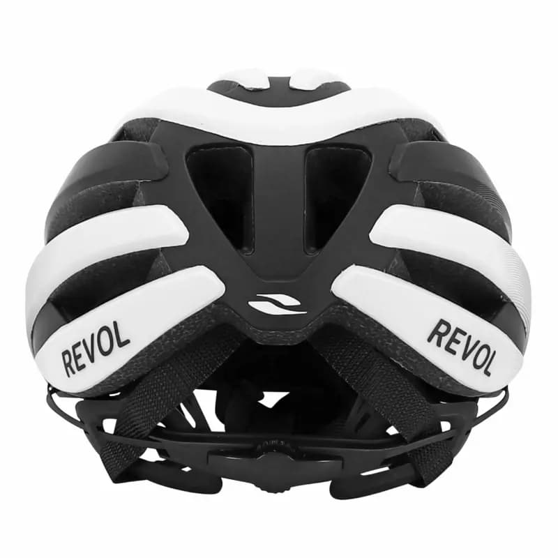 Casque vélo route Gist Revol blanc-noir femme junior taille 52-55 6